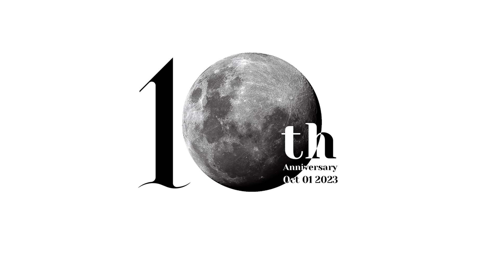 クレーターサイト10周年ロゴ
